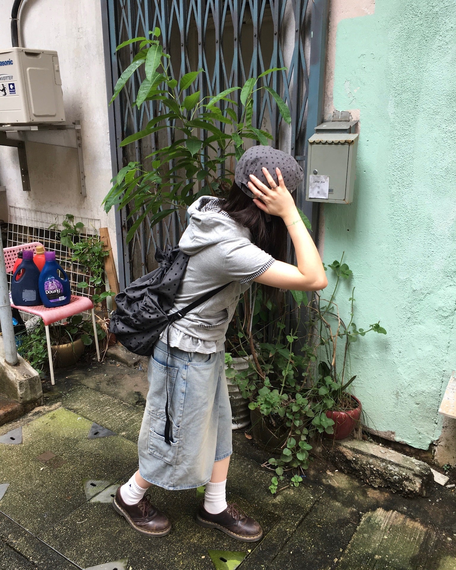 dot backpack (black)