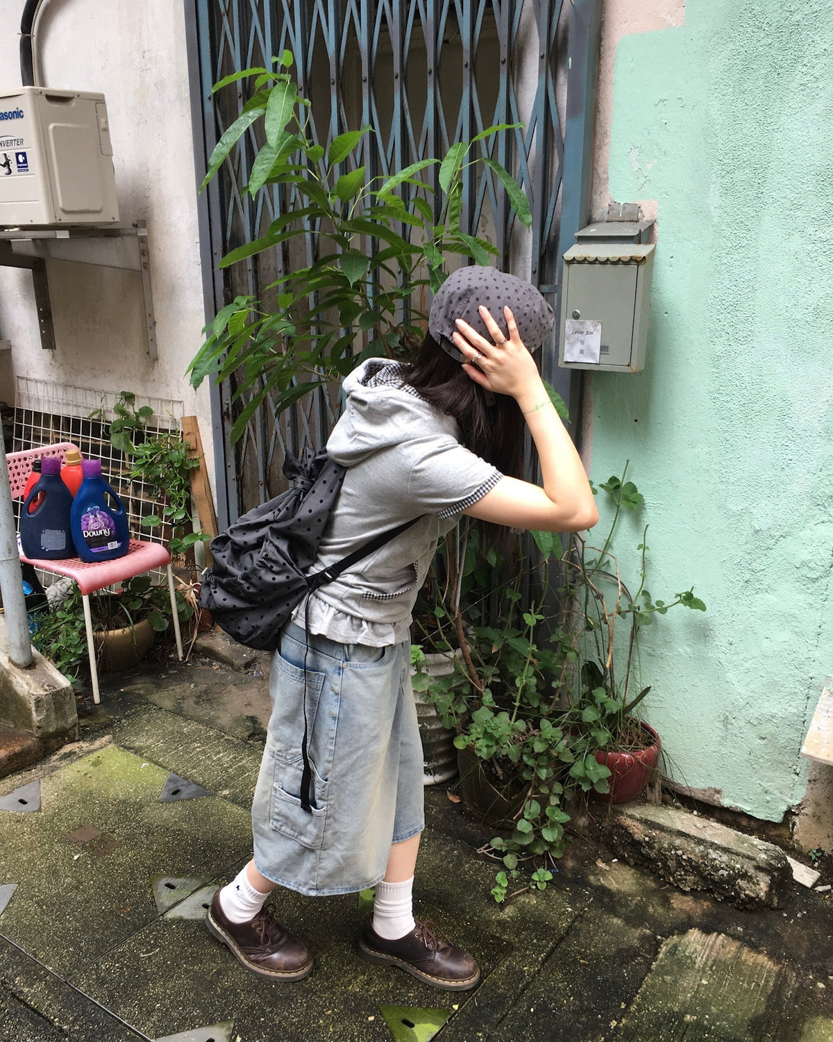 dot backpack (black)
