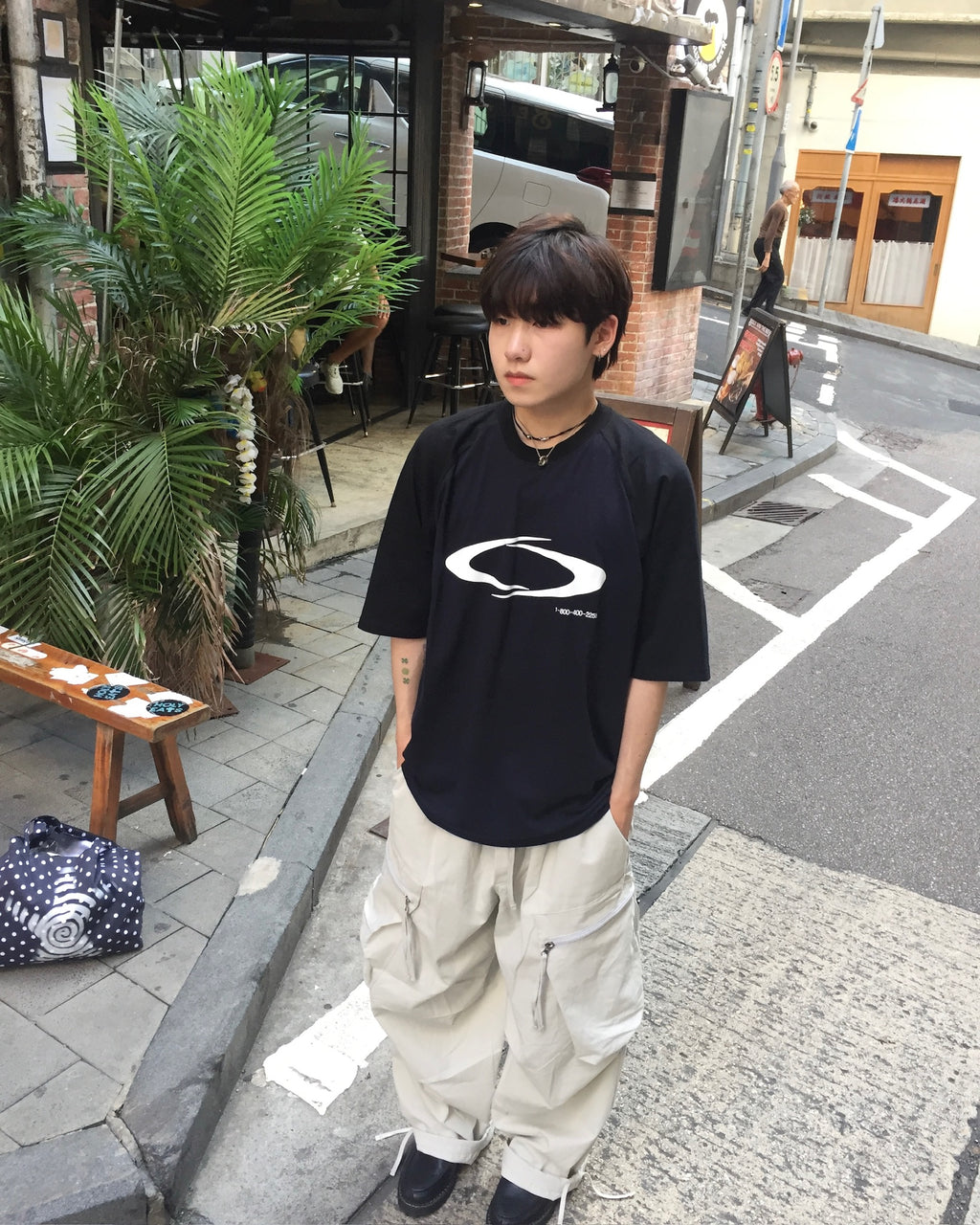 (in stock) storm raglan tee (navy)