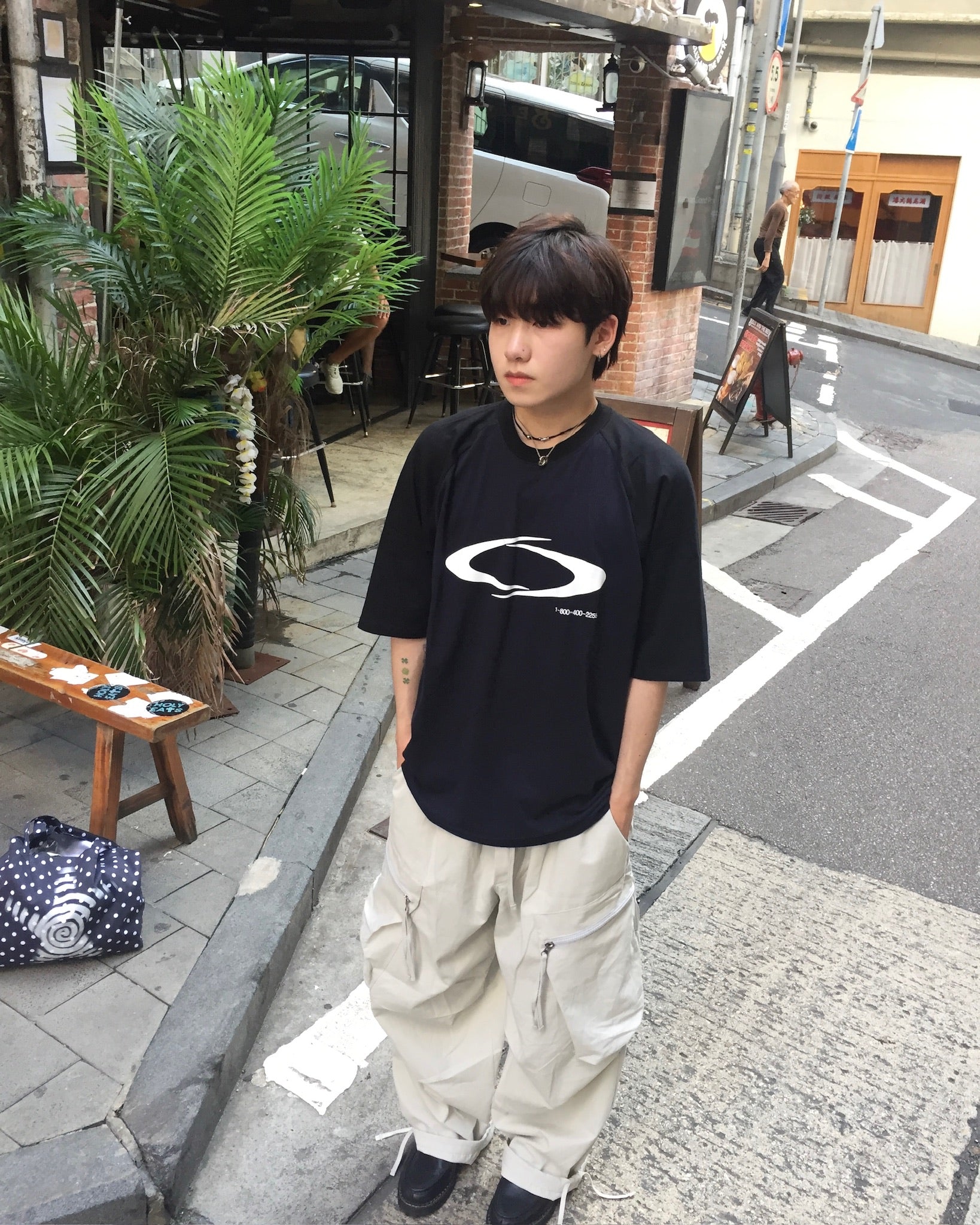 (in stock) storm raglan tee (navy)