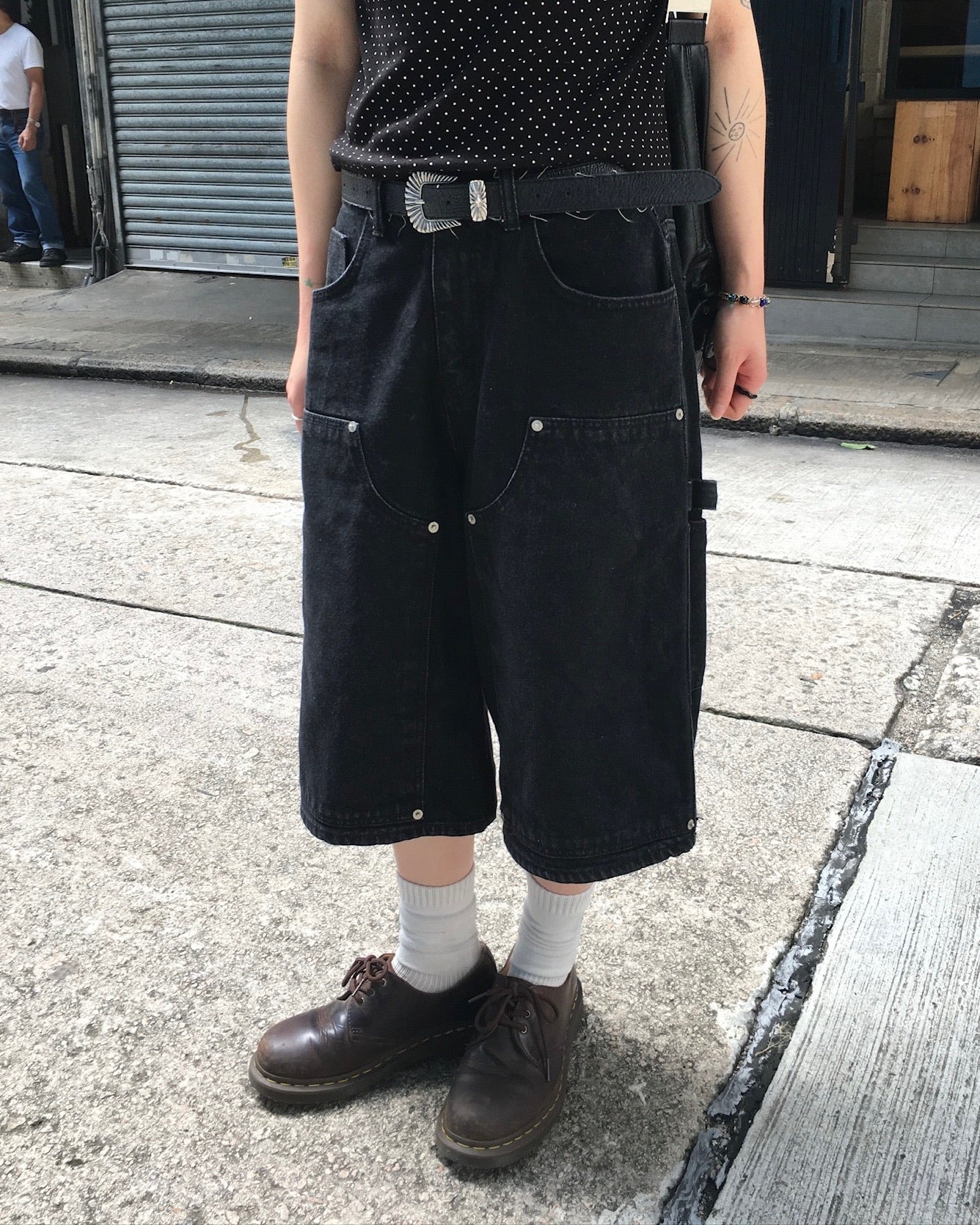 double knee bermuda pants (women wear)