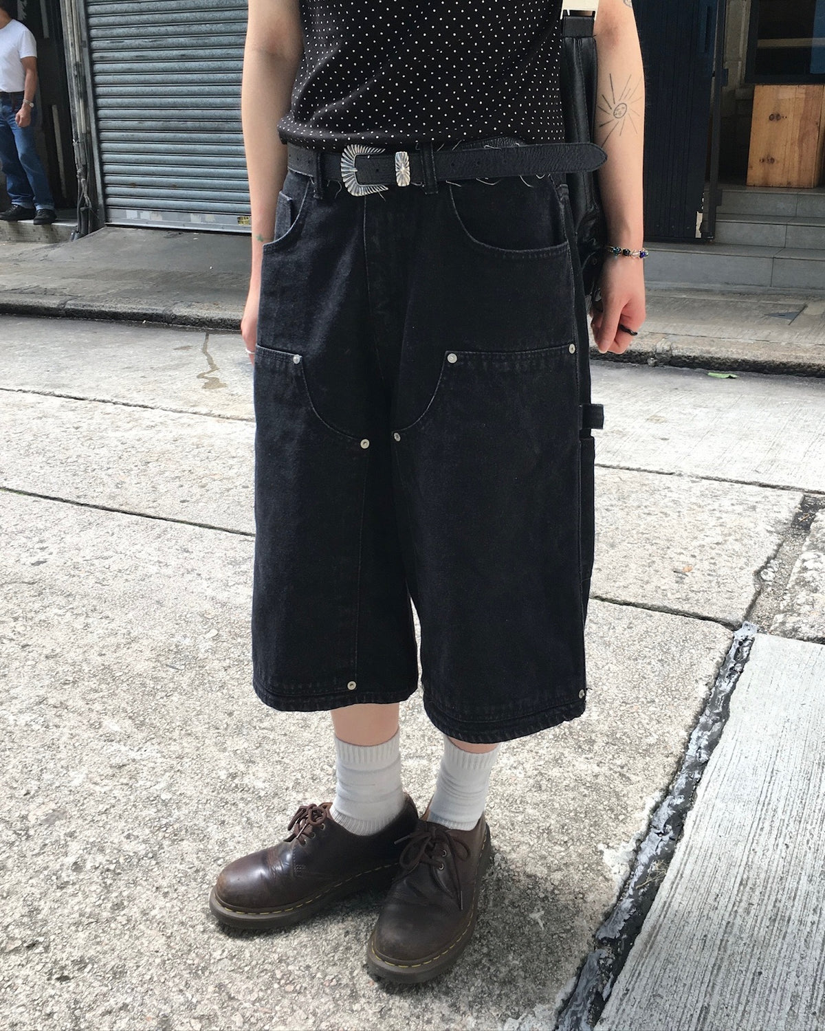 double knee bermuda pants (women wear)