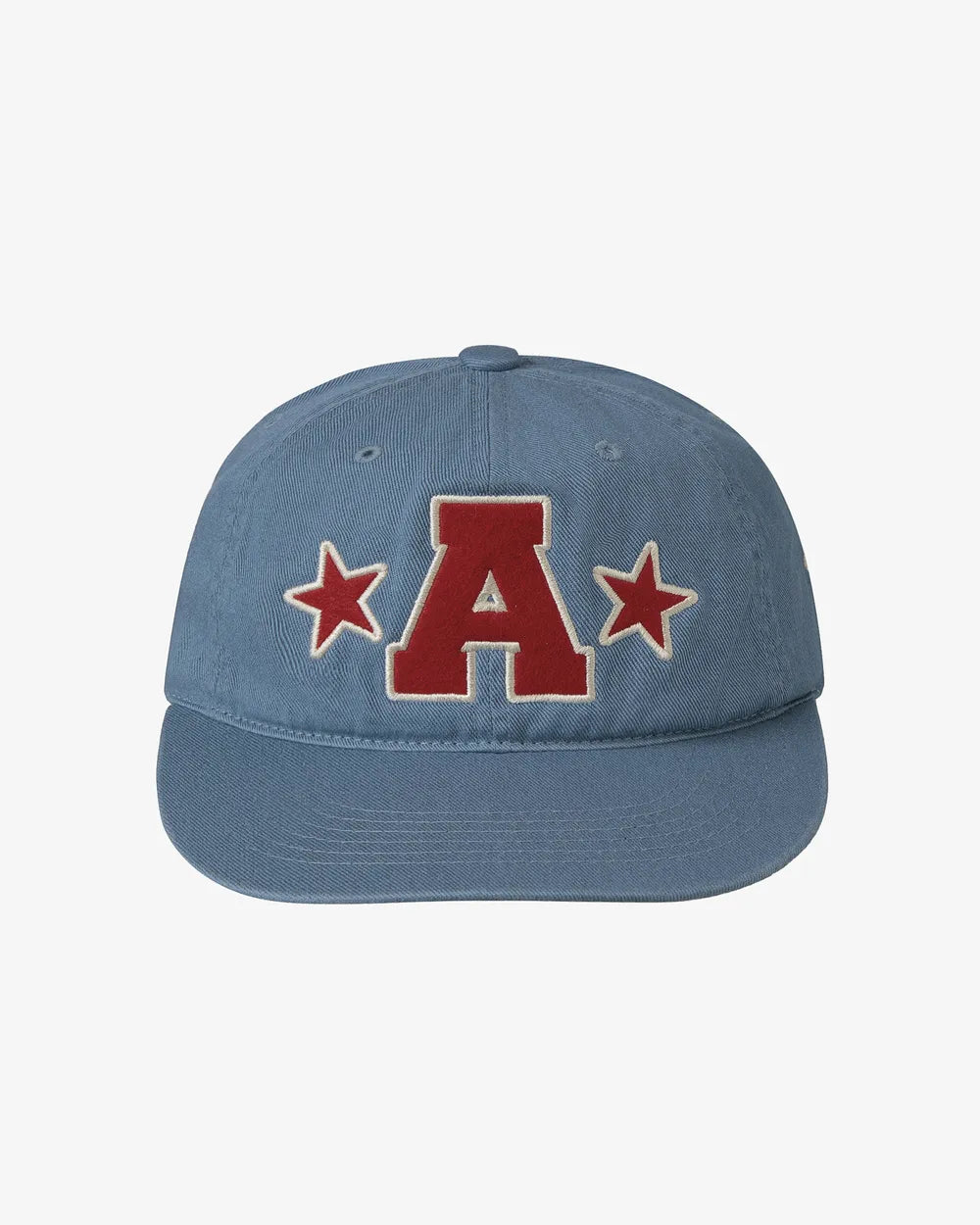 AEAE WASHED CAPITAL LOGO CAP (AQUA BLUE)