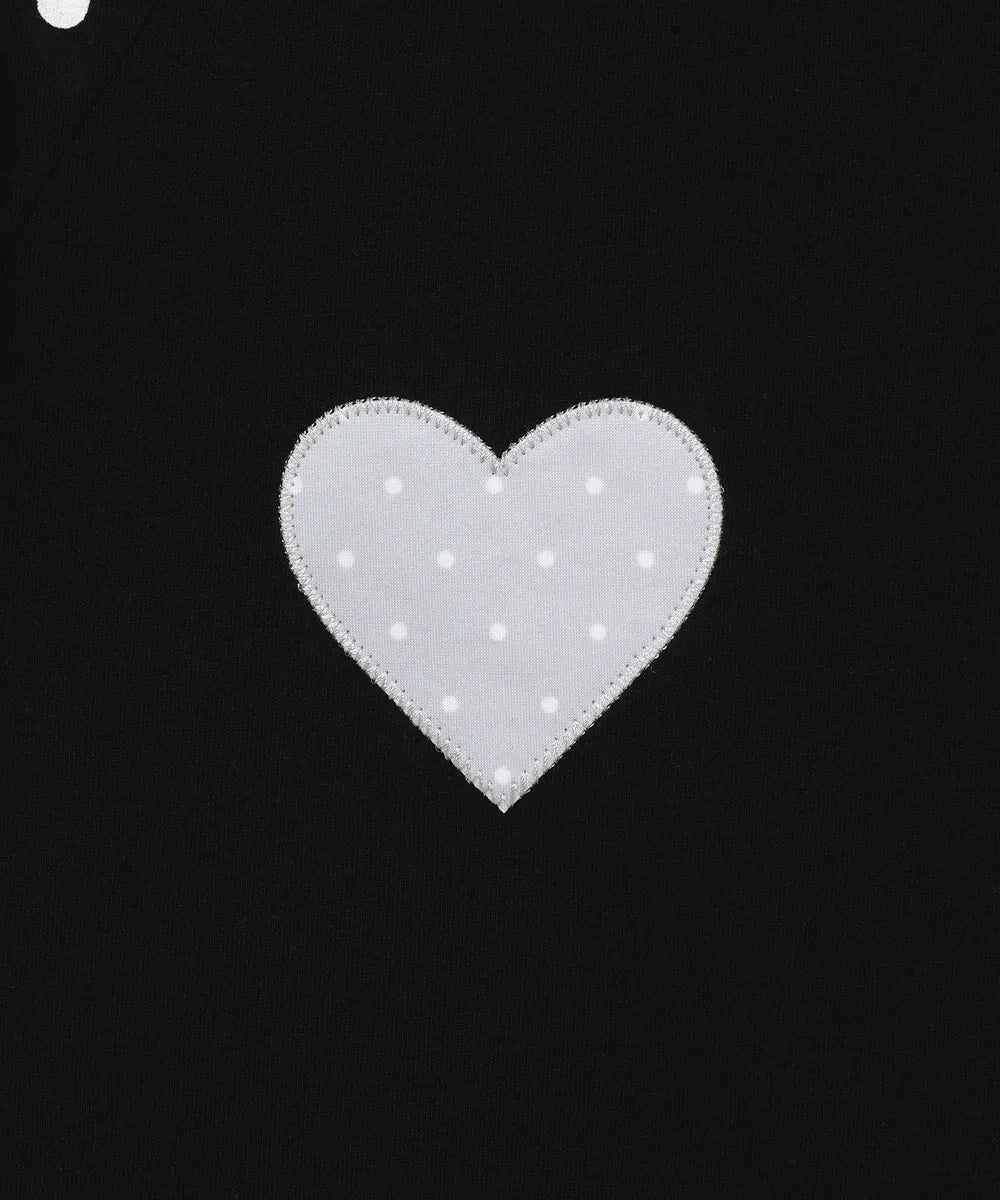 BAUF ANGEL WING SLIM FIT T-SHIRT (DOT BLACK)