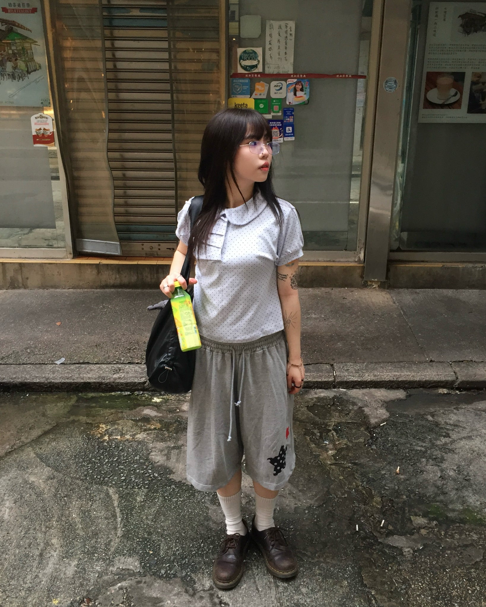 (in stock) kisses cotton shorts
