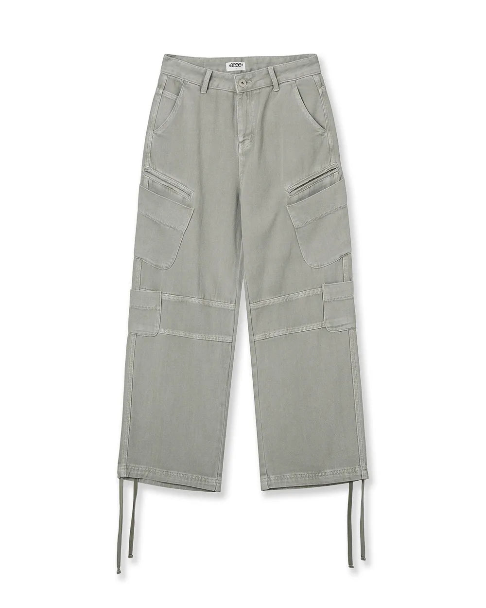AEAE CARGO DENIM PANTS (ASH)