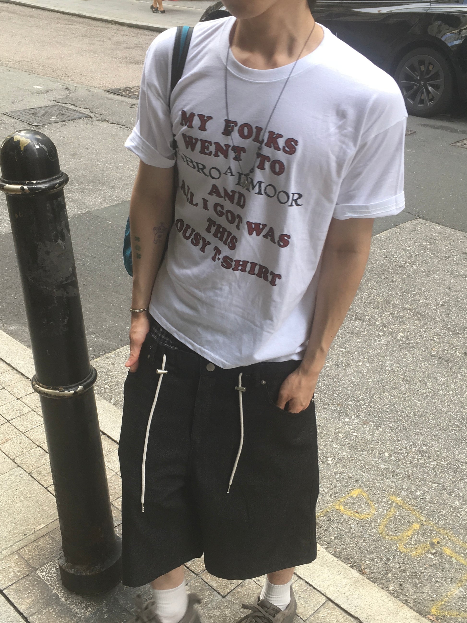 vintage lousy tee (white)