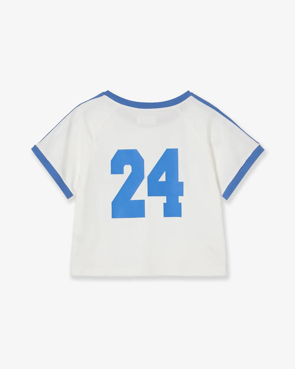 AEAE ATHLETE STRIPE HALF T-SHIRTS (WHITE)