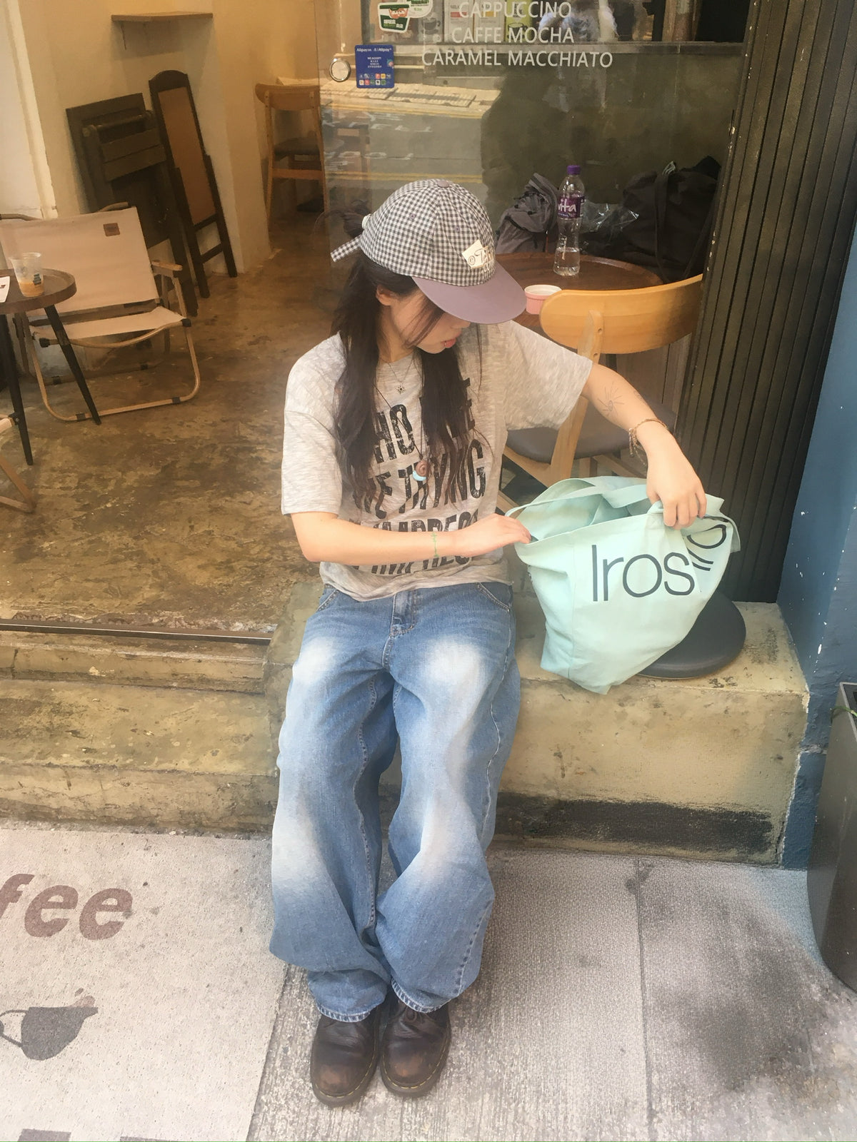 impress slub tee (grey)