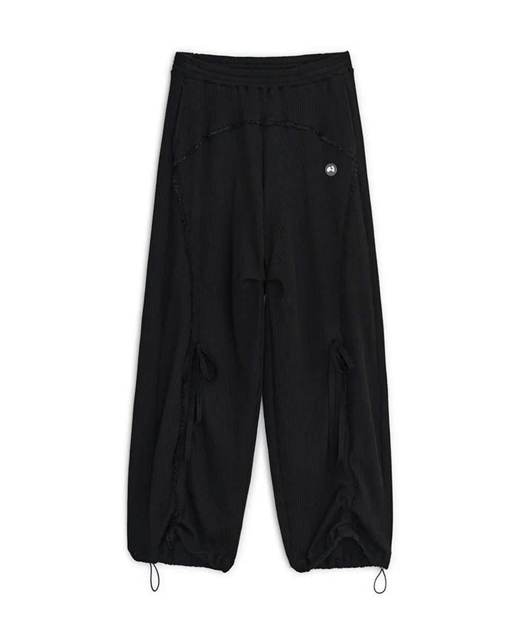 HUGYOURSKIN RACE JOGGER PANTS (BLACK)