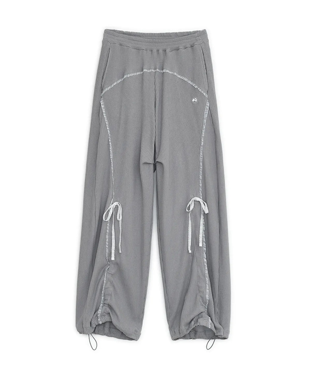 HUGYOURSKIN RACE JOGGER PANTS (GREY)