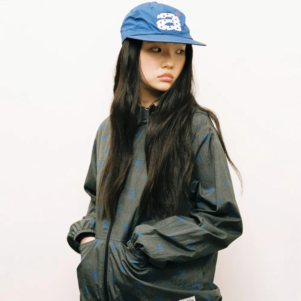 AEAE DOT HOOD JUMPER (CHARCOAL)