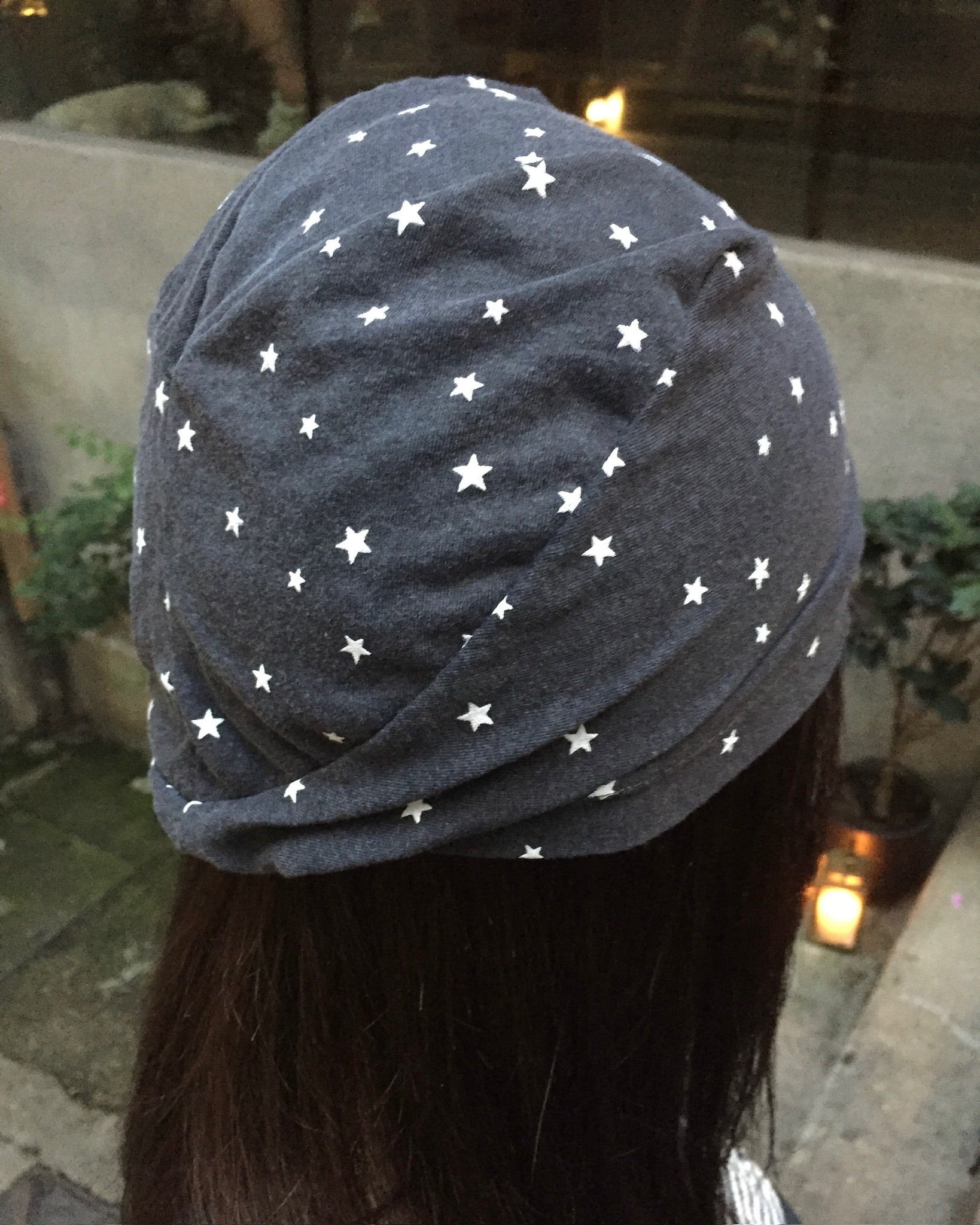 shooting star beanie (charcoal)