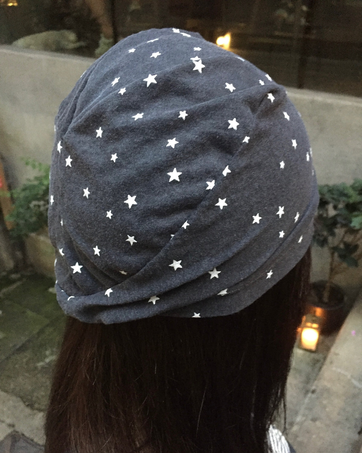 shooting star beanie (charcoal)