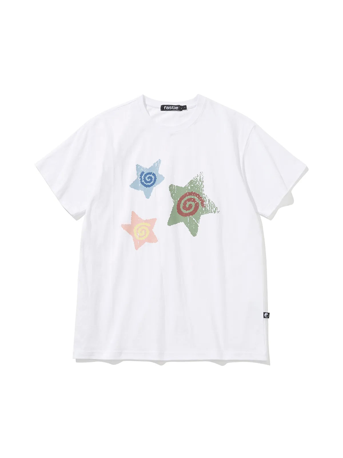 【𝘱𝘳𝘦-𝘰𝘳𝘥𝘦𝘳】FASTLE Spin Star Tee White