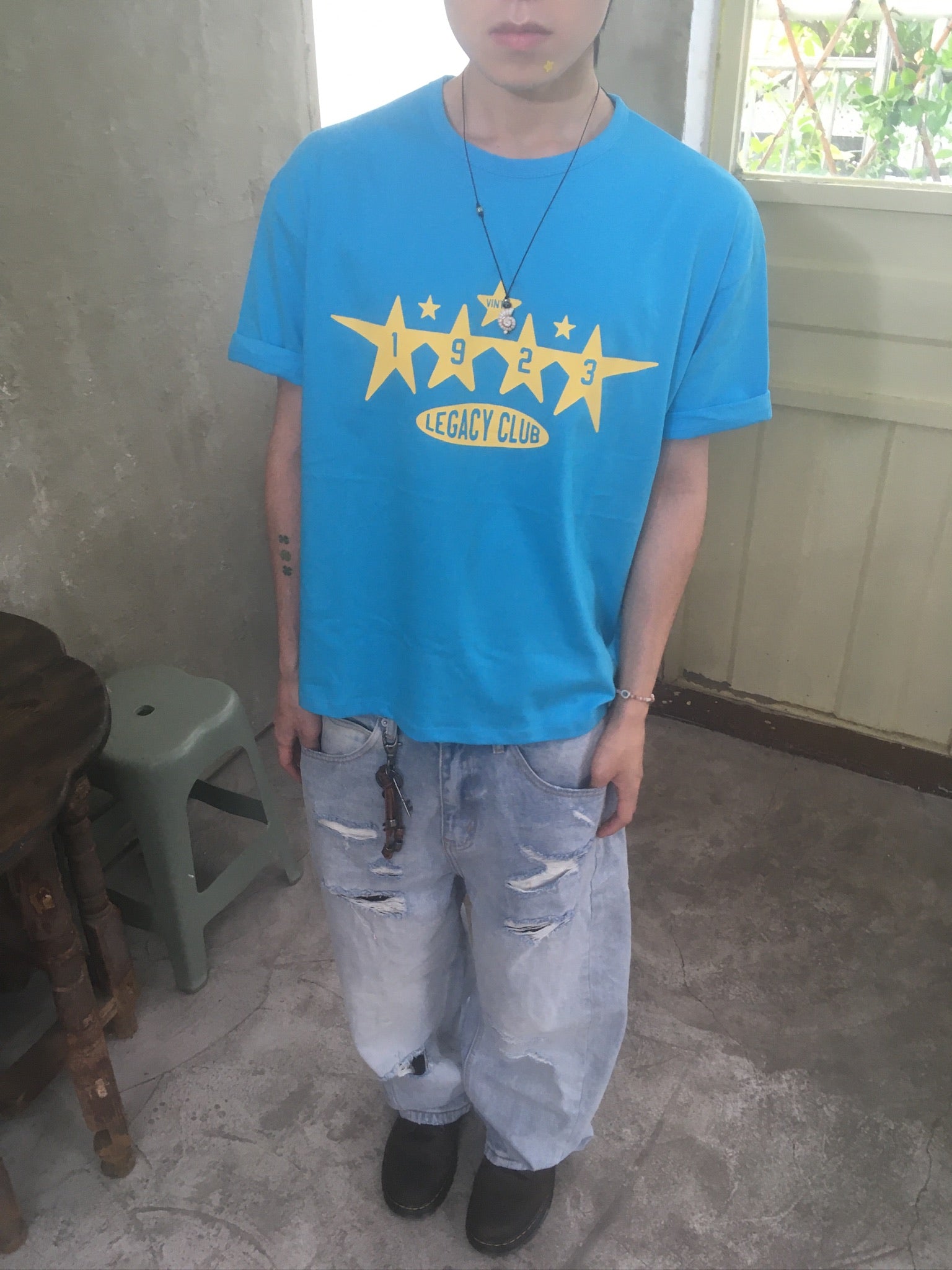 1923 star tee (ocean)