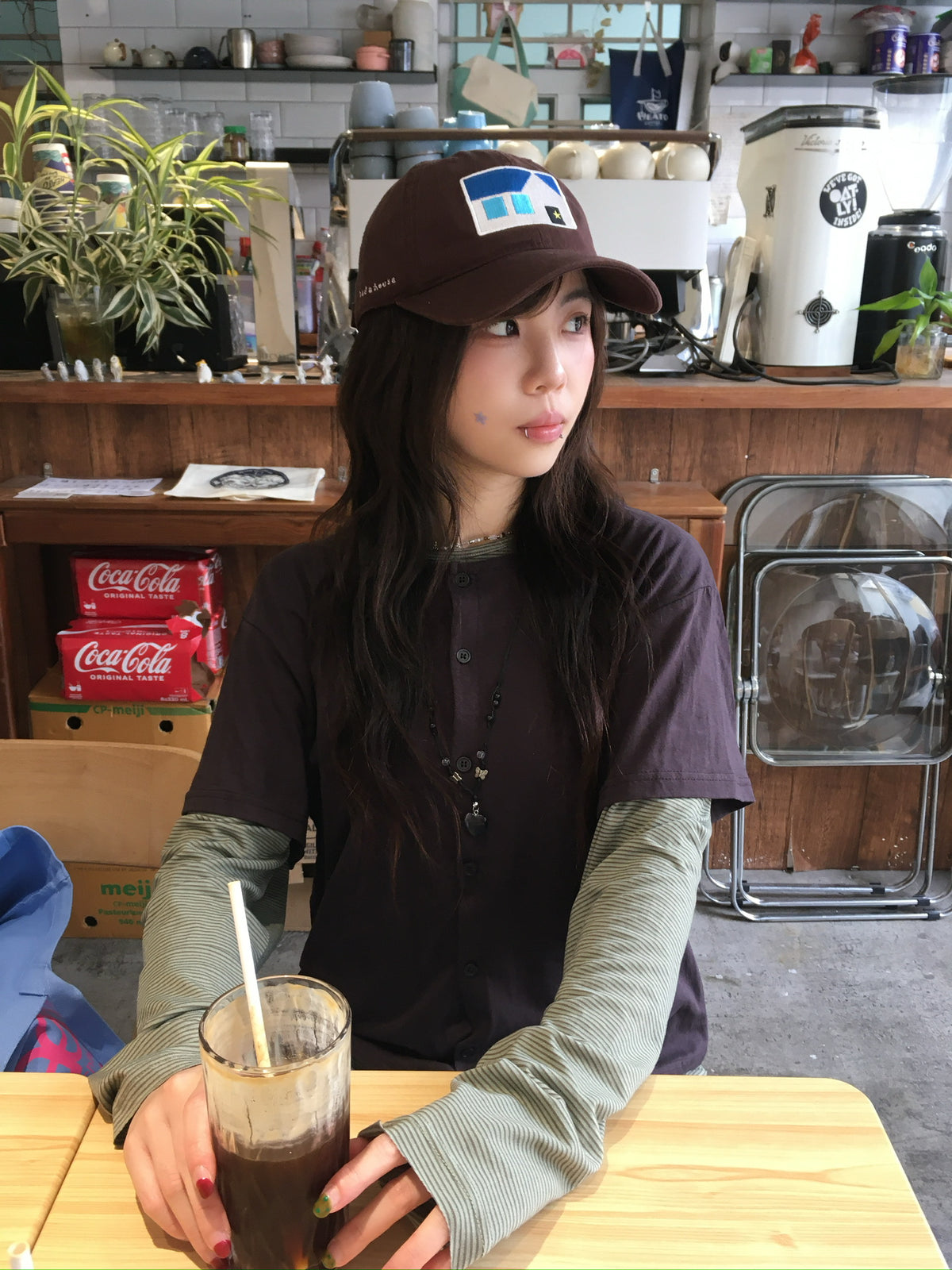 [ ★made] house cap (brown)