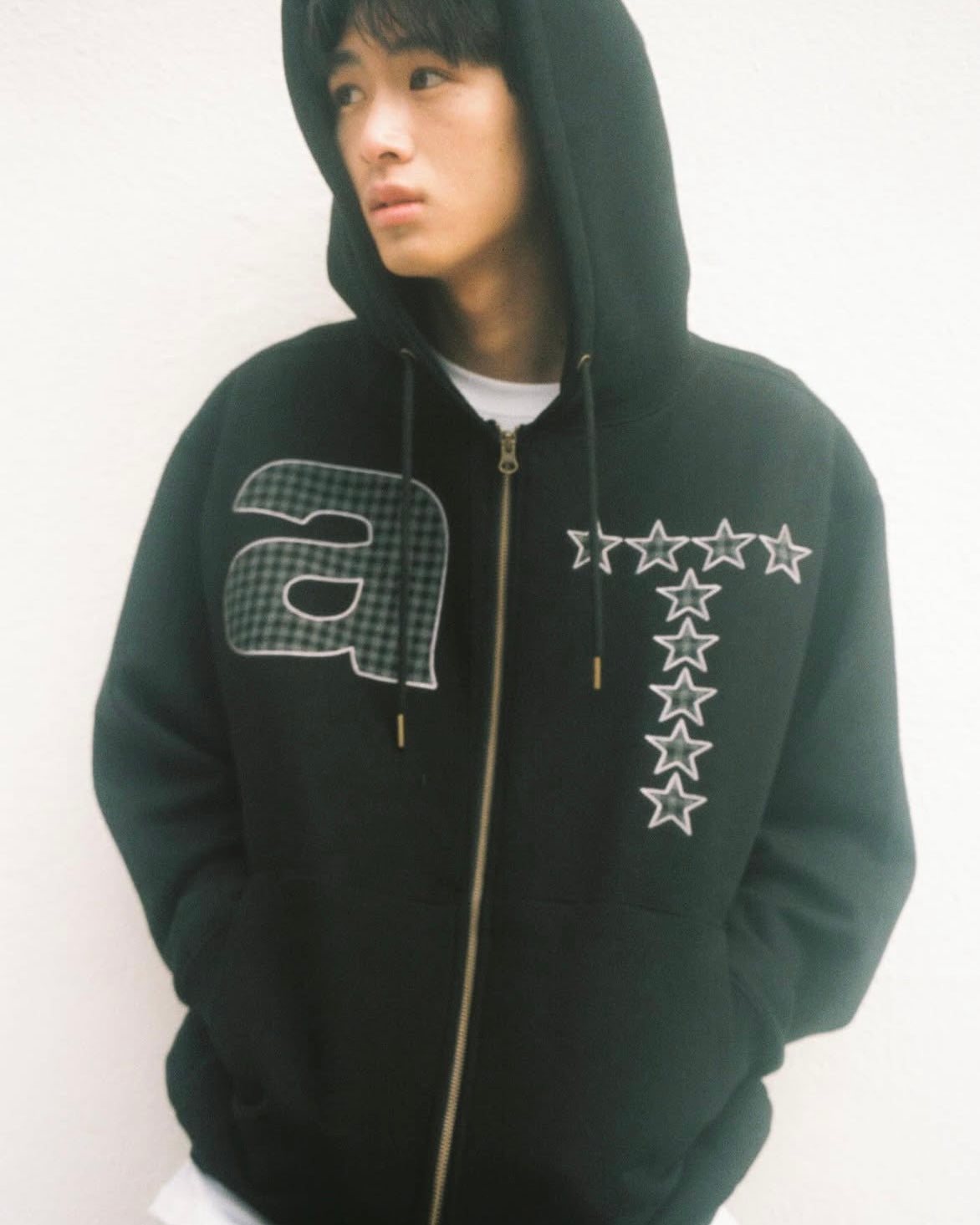 TCM AT HOODED ZIP-UP (BLACK)