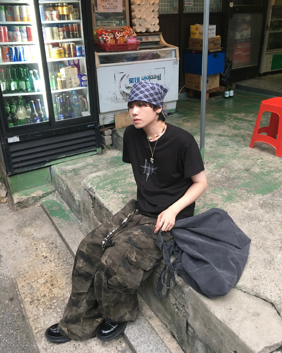 camo work cargo pants