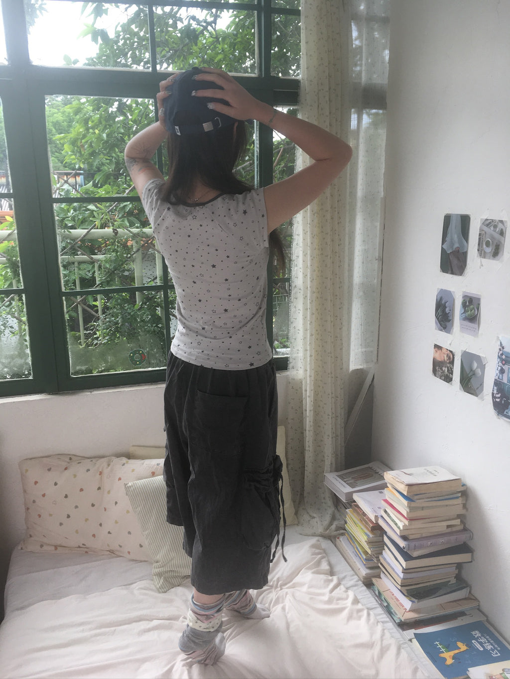 star dot tee (oatmeal)