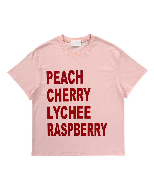 recipe letter tee (ocean)
