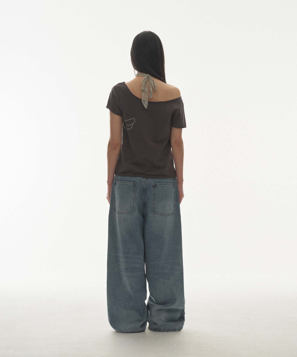 ✪【𝘱𝘳𝘦-𝘰𝘳𝘥𝘦𝘳】coyseio 03 wing t-shirt (2 color)
