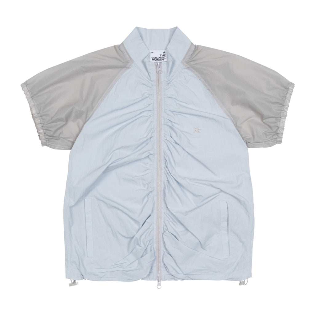 TCM SHIRRING HALF WINDSTOPER (SKY BLUE/GREY)
