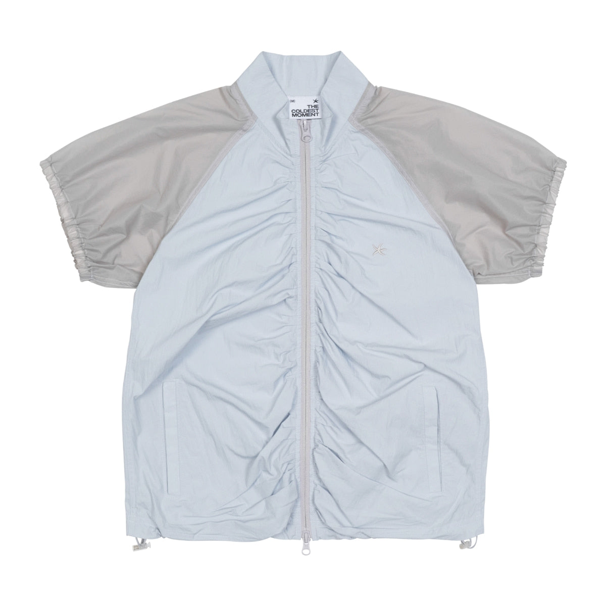 TCM SHIRRING HALF WINDSTOPER (SKY BLUE/GREY)