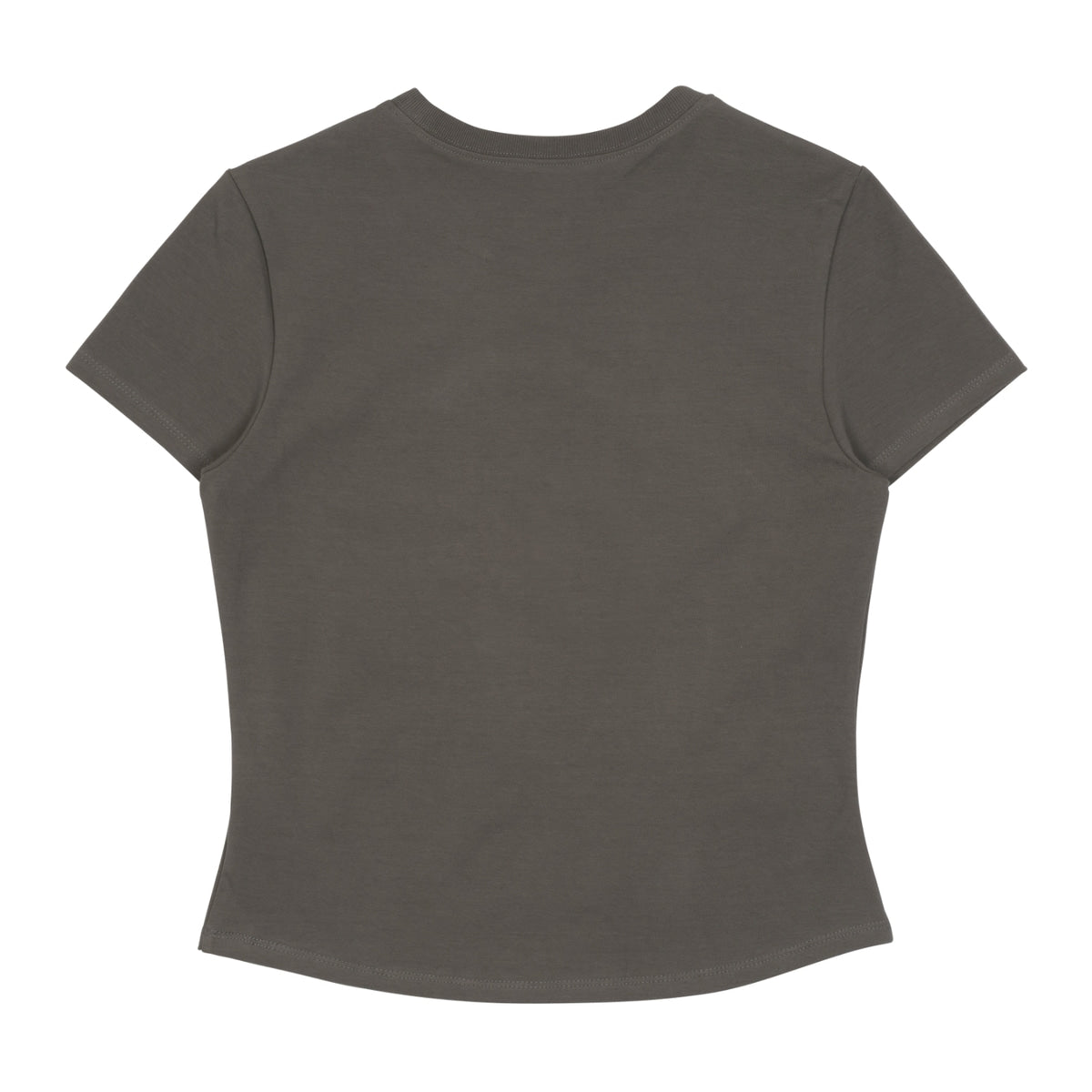 TCM MINI LOGO CURVED TEE (GREY)