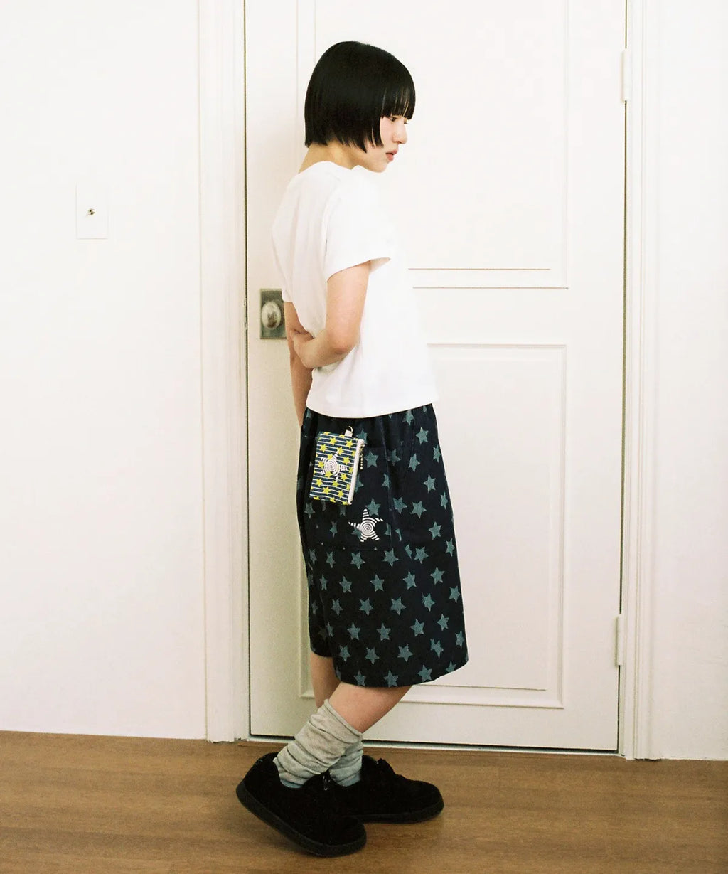 【𝘱𝘳𝘦-𝘰𝘳𝘥𝘦𝘳】Webhouse Twister Star Shorts Denim