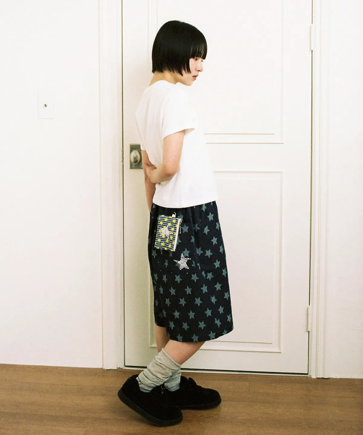 【𝘱𝘳𝘦-𝘰𝘳𝘥𝘦𝘳】Webhouse Twister Star Shorts Denim