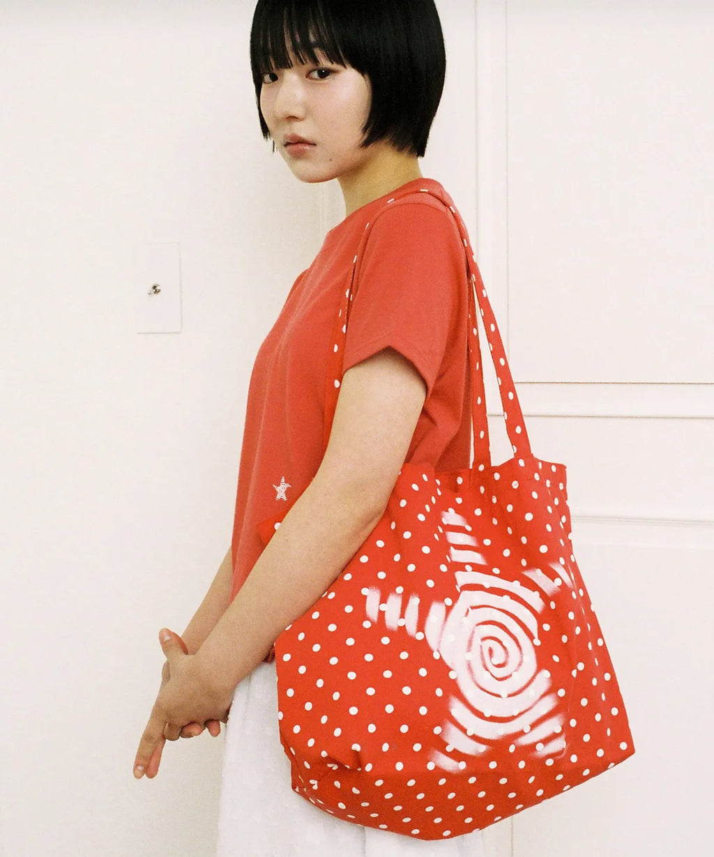 【𝘱𝘳𝘦-𝘰𝘳𝘥𝘦𝘳】WEBHOUSE Twister Star Tote Bag Dot