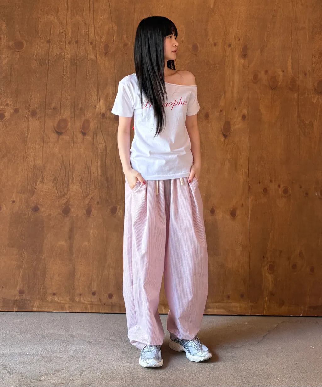 【𝘱𝘳𝘦-𝘰𝘳𝘥𝘦𝘳】SCULPTOR Hook Me Up Layered Tee Pale Pink