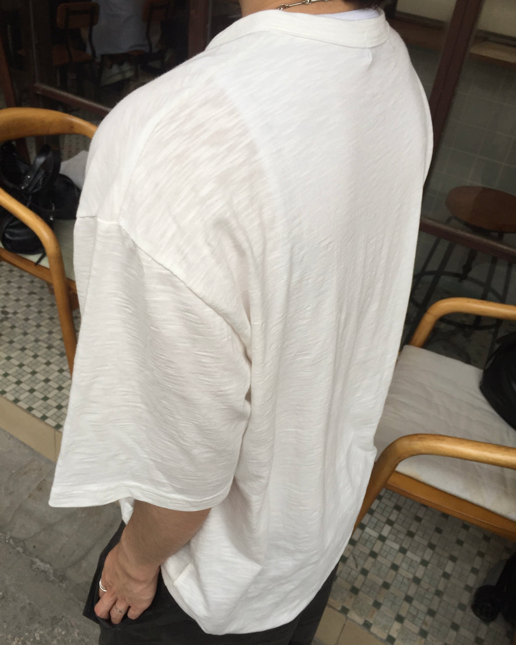 99 painted tee (white)