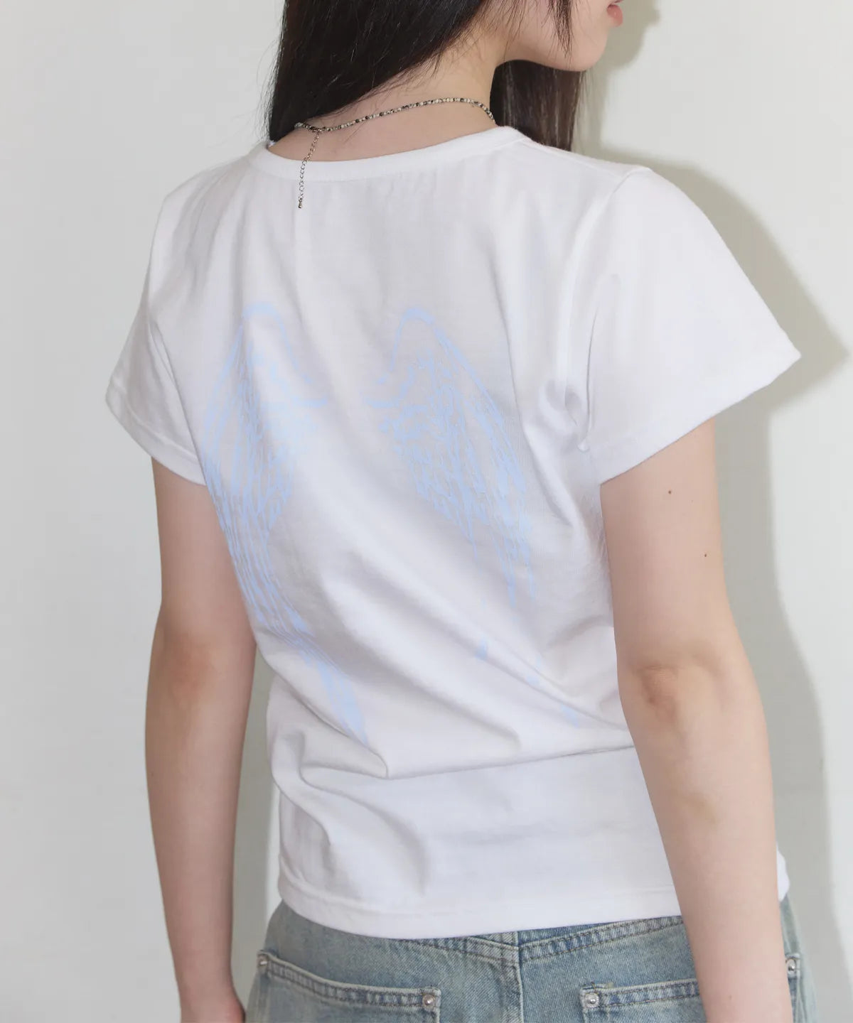 【𝘱𝘳𝘦-𝘰𝘳𝘥𝘦𝘳】FANCY CLUB Rivers of Heaven Crop Tee (BLUE)
