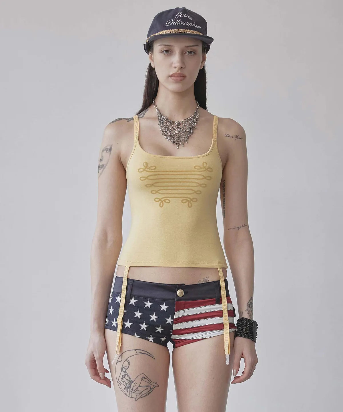 【𝘱𝘳𝘦-𝘰𝘳𝘥𝘦𝘳】SCULPTOR Garter Reversible Top Yellow