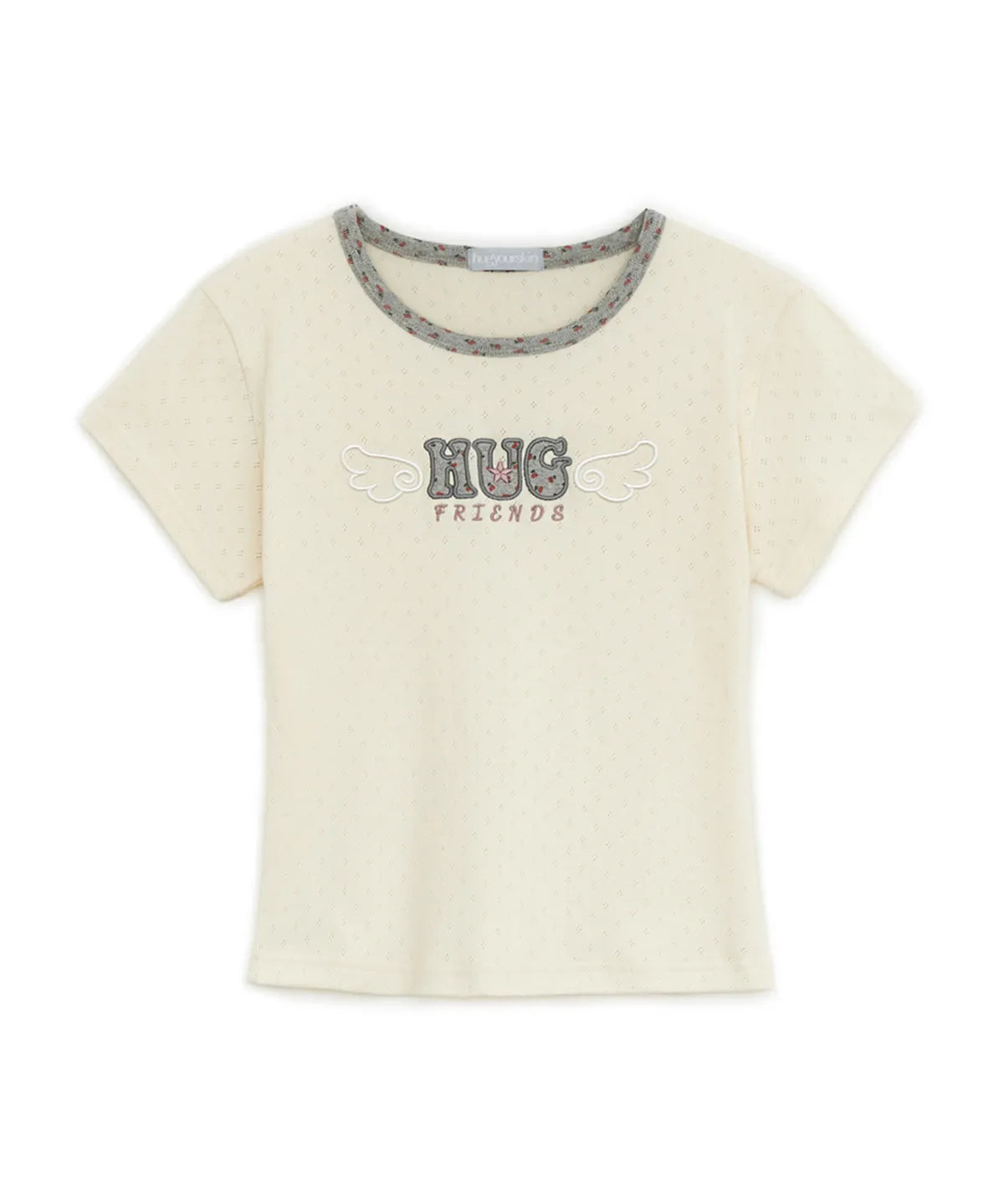 HUGYOURSKIN HUG FRIENDS TEE (LEMON)