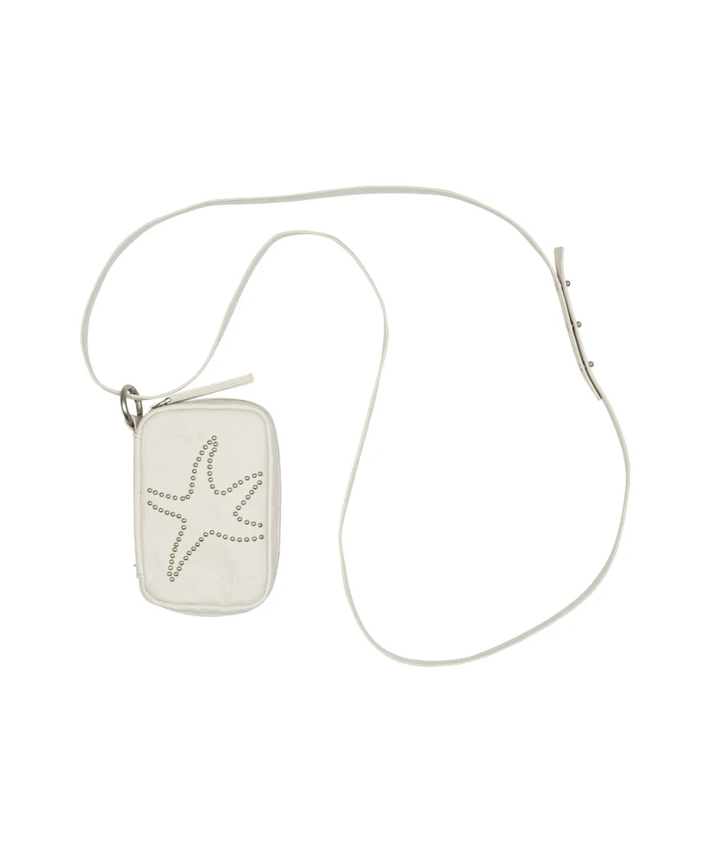 TCM starfish stud mini pouch (white)