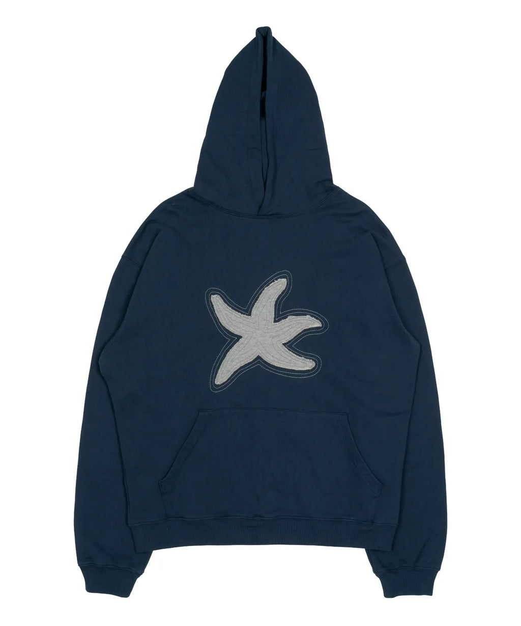 TCM starfish contour hoodie (navy)