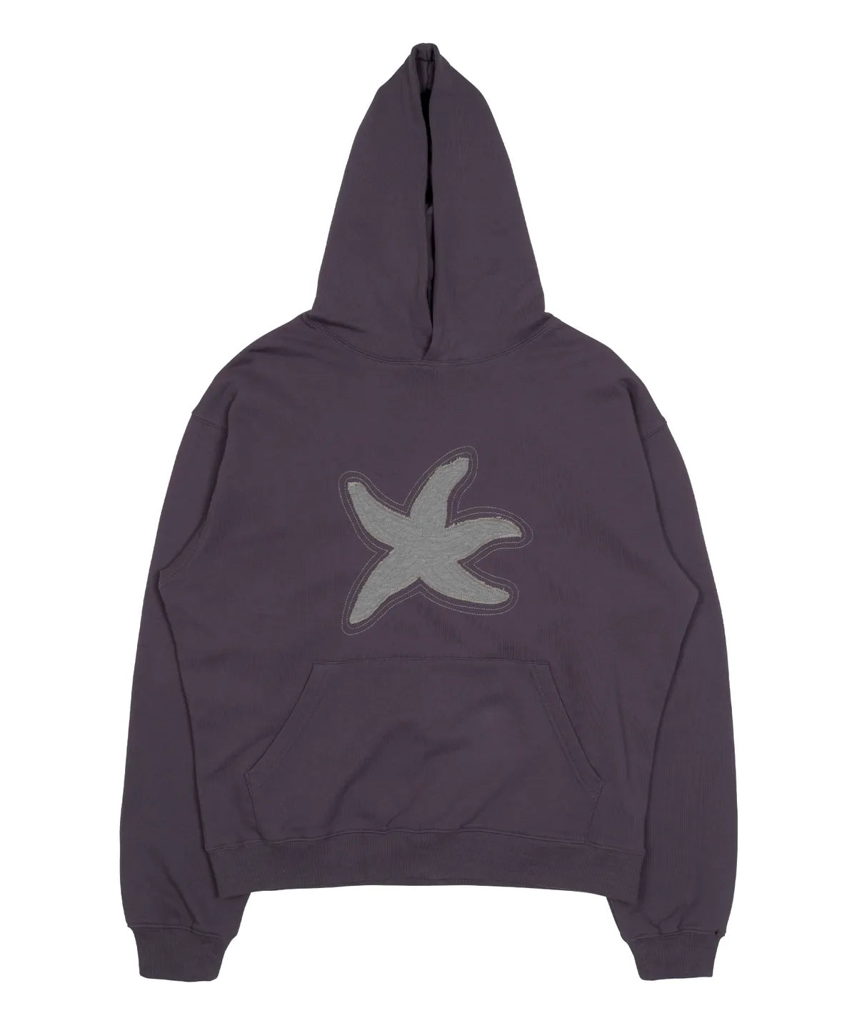 TCM starfish contour hoodie (purple)