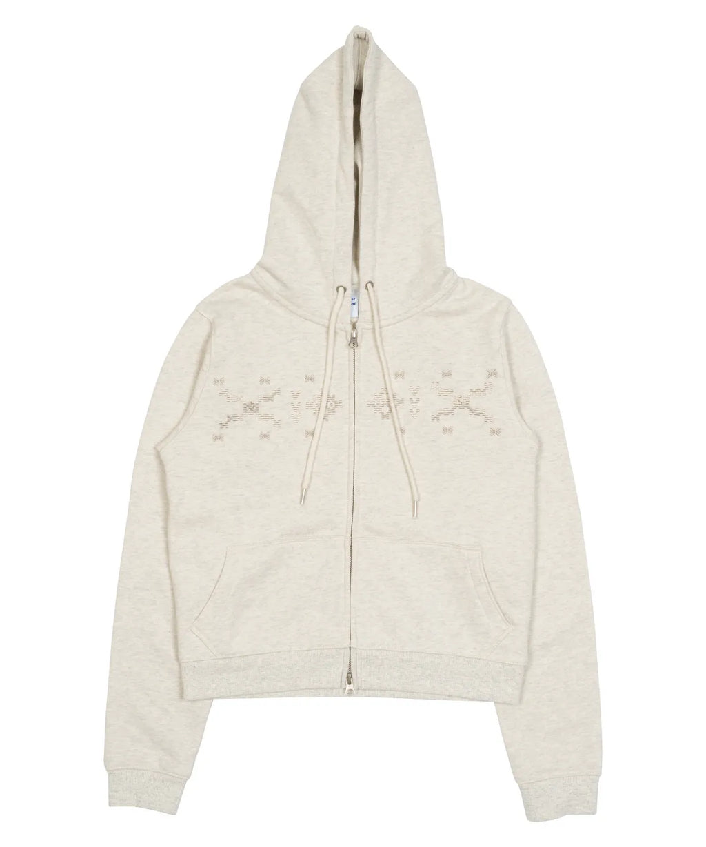 TCM nordic hooded zip-up (oatmeal)
