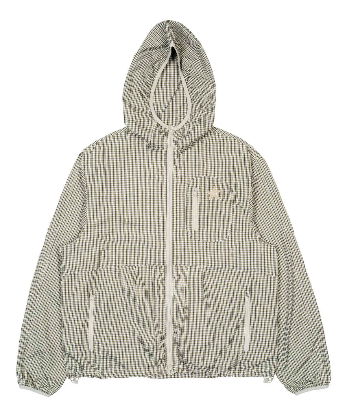 TCM starfish mini check windstopper (green)