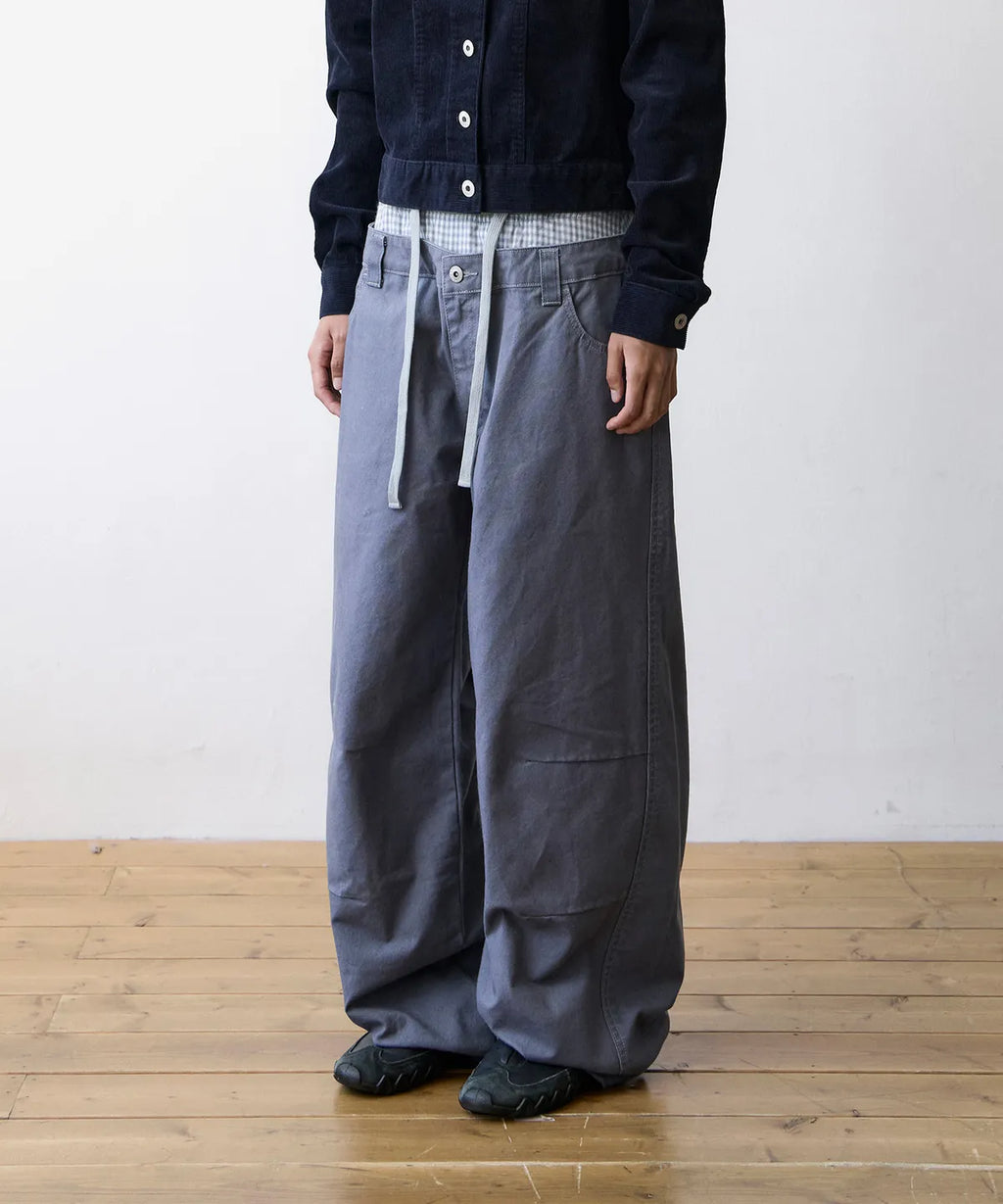 TCM trunk layered pants (navy)