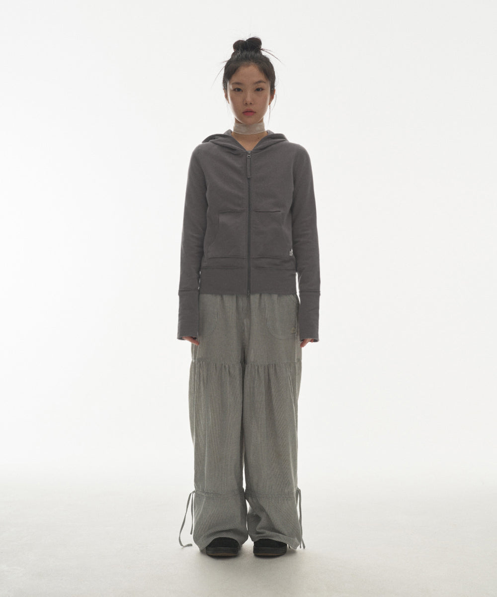 ✪【𝘱𝘳𝘦-𝘰𝘳𝘥𝘦𝘳】coyseio stitch hood zip-up (3 color)