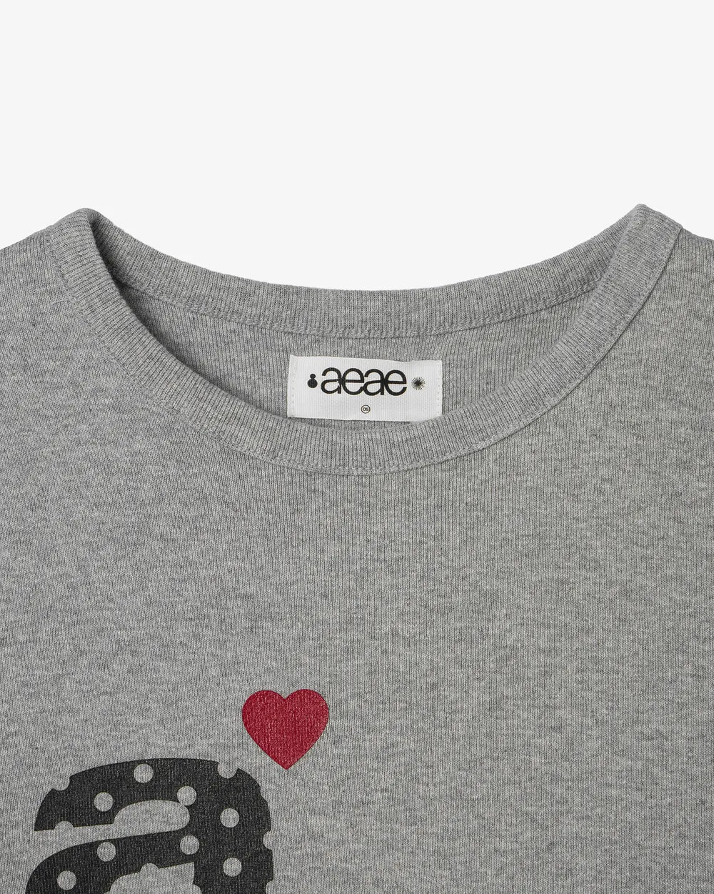 AEAE DOT SMALL LETTER TEE (GREY)