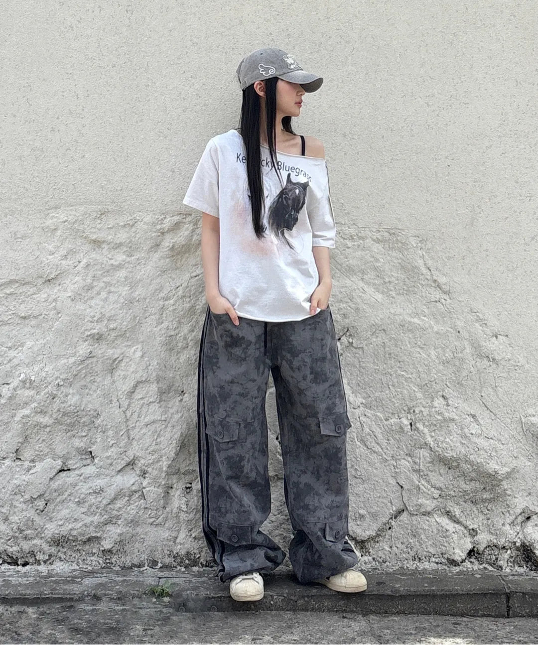 【𝘱𝘳𝘦-𝘰𝘳𝘥𝘦𝘳】SCULPTOR Sheriff Cut Out Tee Misty Blue