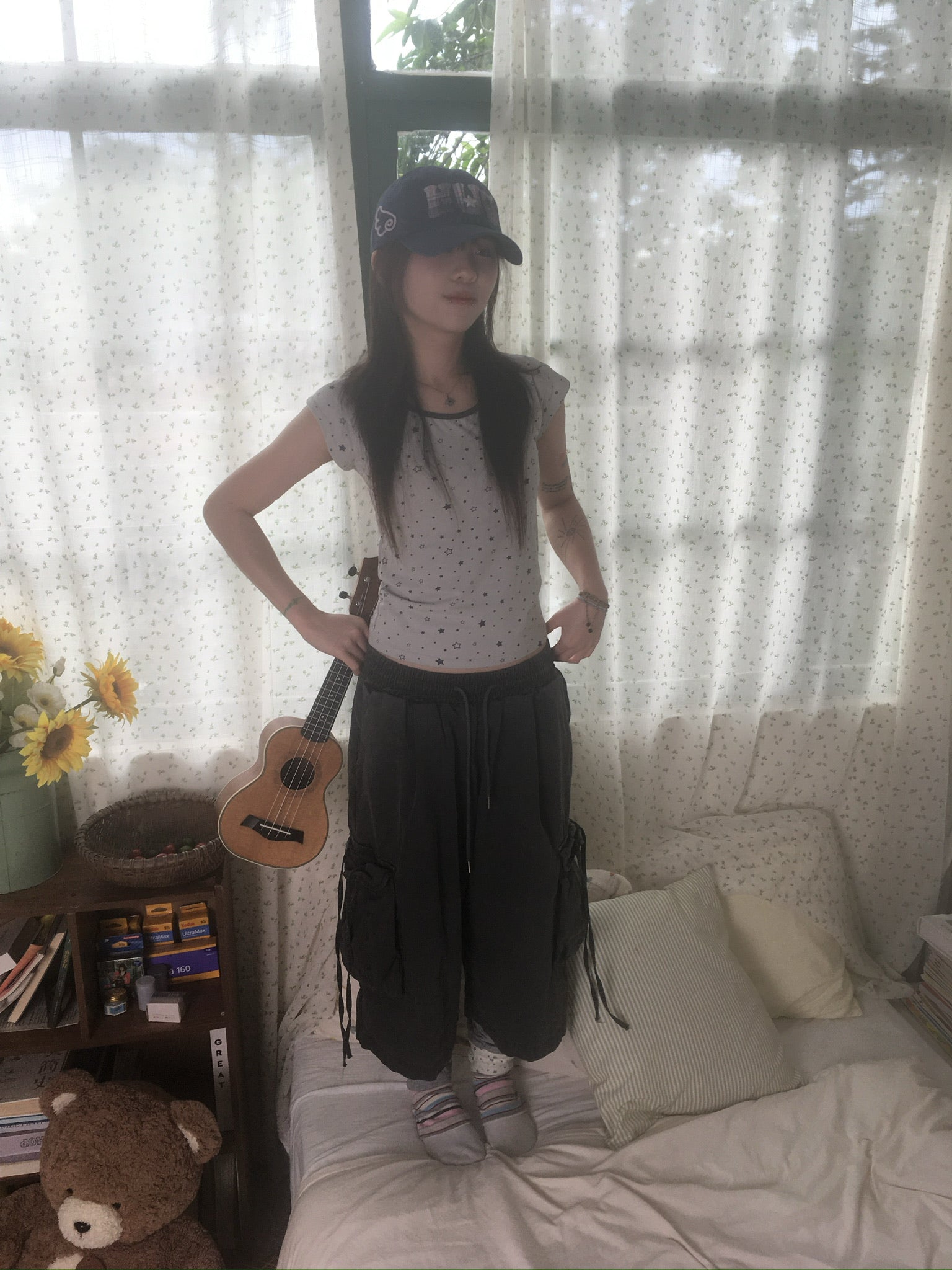 star dot tee (oatmeal)