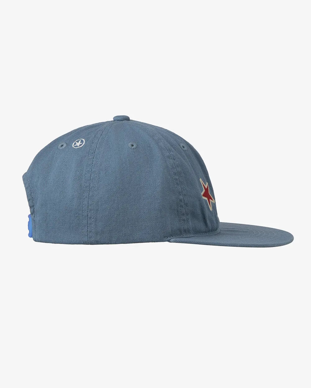 AEAE WASHED CAPITAL LOGO CAP (AQUA BLUE)