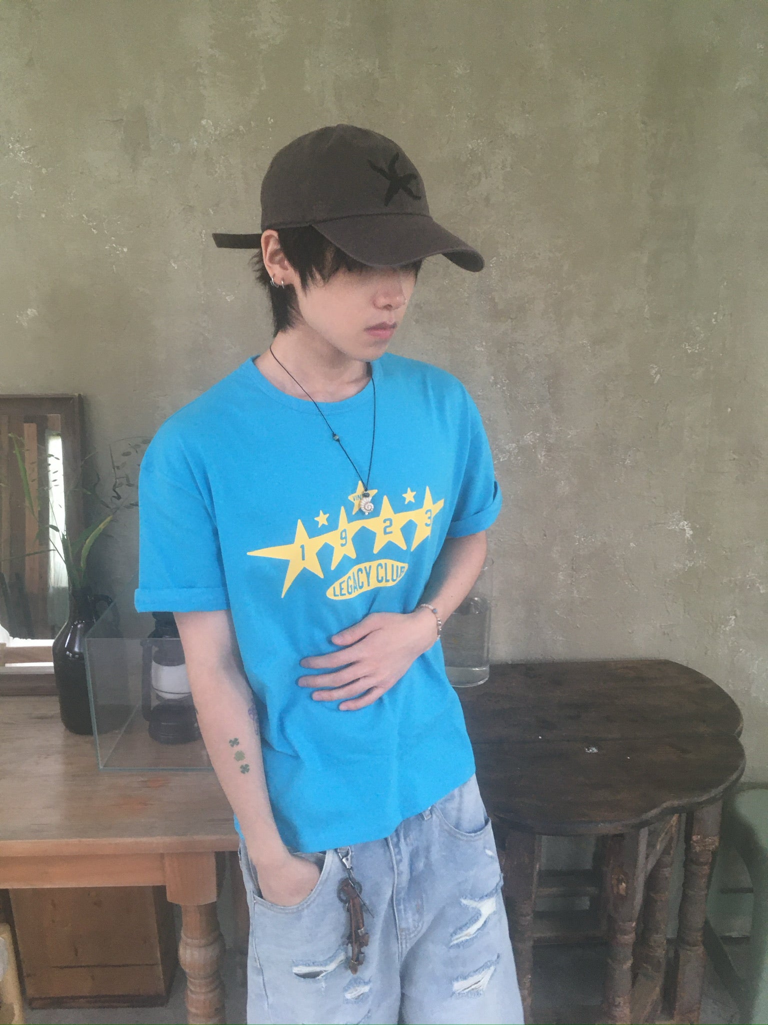 1923 star tee (ocean)