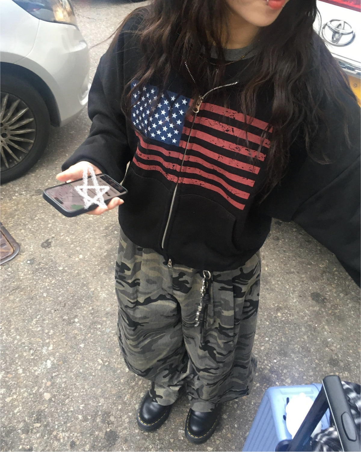 camo baggy pants (women wear)